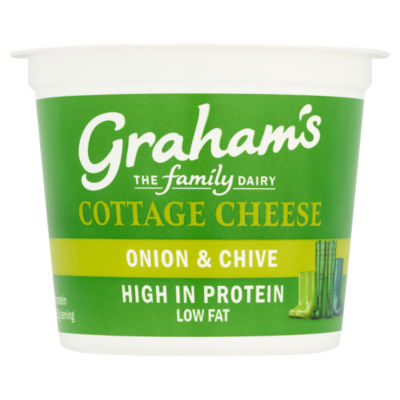 Grahams The Family Dairy Cottage Cheese Onion & Chive 300g