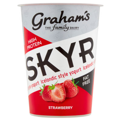 Grahams Skyr Strawberry Yogurt 450G