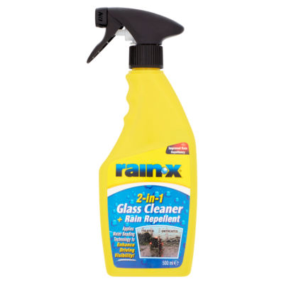 Rain-X 2-in-1 Glass Cleaner + Rain Repellent 500ml