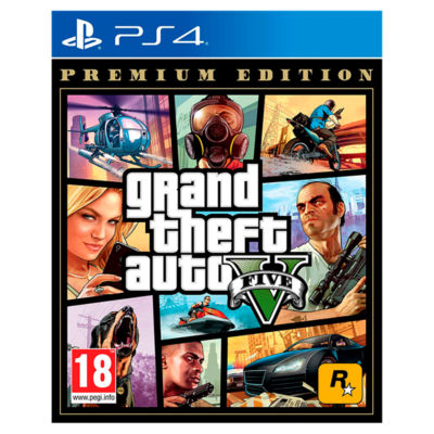 PS4 Grand Theft Auto V Five: Premium Edition - PS4