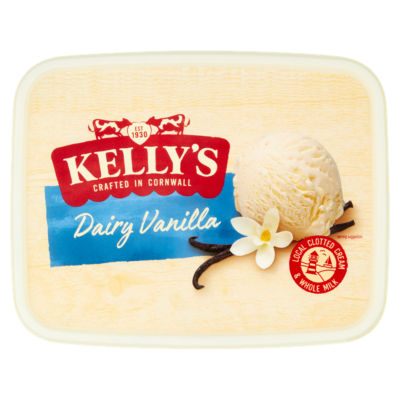 Kellys Cornish Dairy Ice Cream - Vanilla 2 Litres