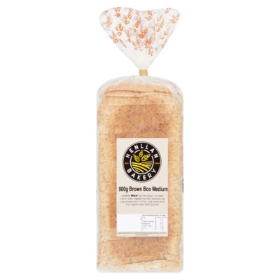 Henllan Bakery Brown Medium Bread 800g