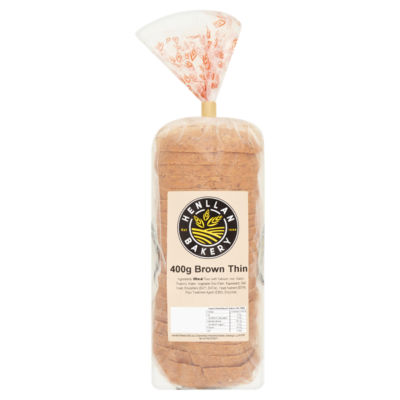 Henllan Bakery Thin Brown 400G