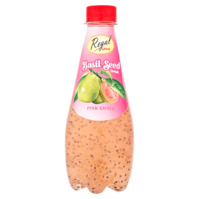 Regal Siprus Basil Seed Drink Pink Guava 320ml