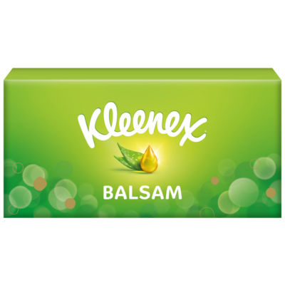 Kleenex Balsam Tissues Single Box 64 Pack