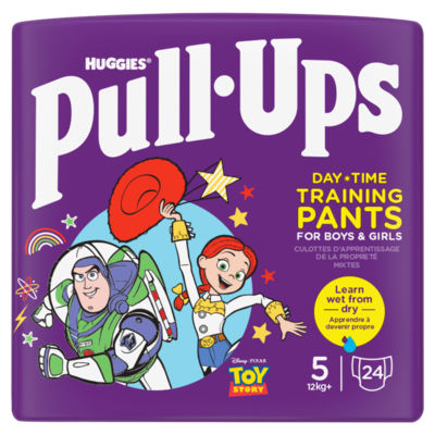 Huggies Pull Ups Training Nappy Pants Unisex Day 1.5-3Yr Size5 x24