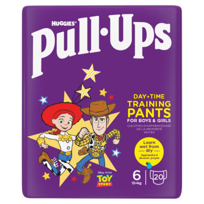 Huggies Pull Ups Training Nappy Pants Unisex Day 2-4Yr Size6 x20