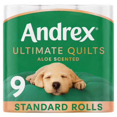 Andrex Ultimate Quilts Toilet Tissue 36 Rolls With Aloe Vera Fragrance, Air Pocket Technology For Soft, Thick Sheets - Bulk Pack Of 36 Quilted Toilet - Image 2