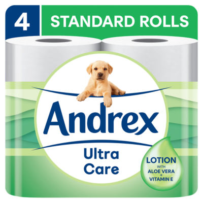 Andrex Ultra Care Toilet Roll 4R, 160sc