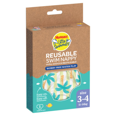 Huggies Little Swimmers Reusable Swim Nappy Size 3-4 11-14kg