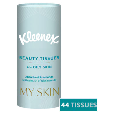 Kleenex My Skin Beauty Tissues for Oily Skin Tube Facial Tissue