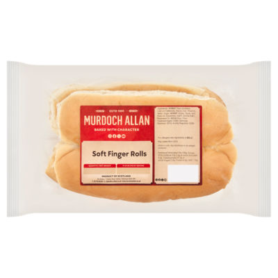 Murdoch Allan 4 Soft Finger Rolls
