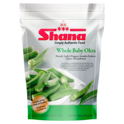 Shana whole baby okra 300g