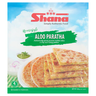 Shana Home Style Aloo Paratha 4 Pack 400g