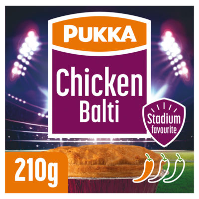 Pukka Chicken Balti Pie 210G
