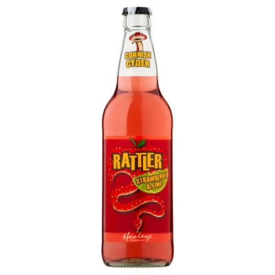 Healeys Cornwall Healeys Rattler Strawberry & Lime Cyder 500ml