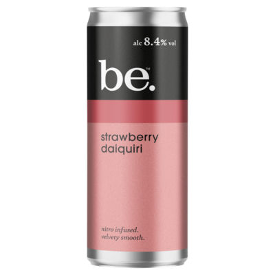 Be . Strawberry Daiquiri Ready to Drink Can