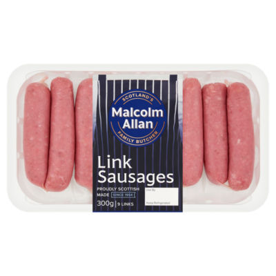 Malcolm Allan Link Sausages 300g