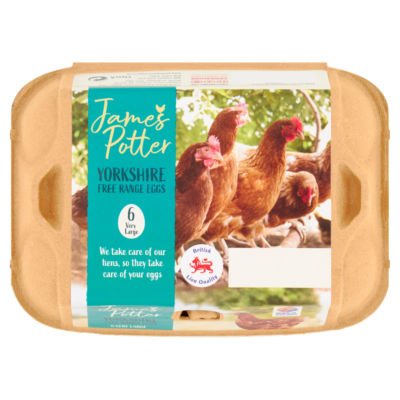 James Potter Yorkshire Very Large Free Range Eggs