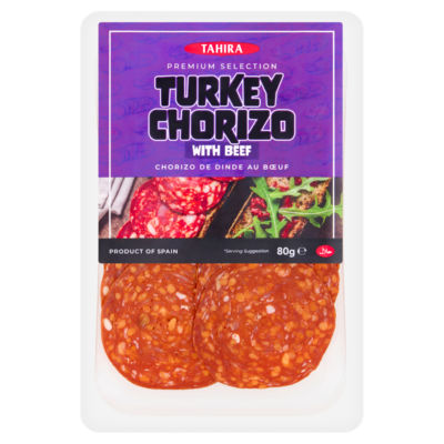 Tahira Premium Selection Turkey Chorizo with Beef 80g