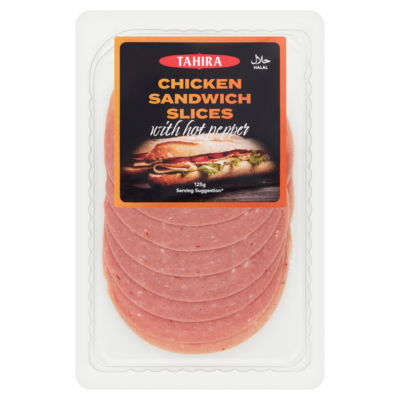 Tahira Chicken Sandwich Slices with Hot Pepper