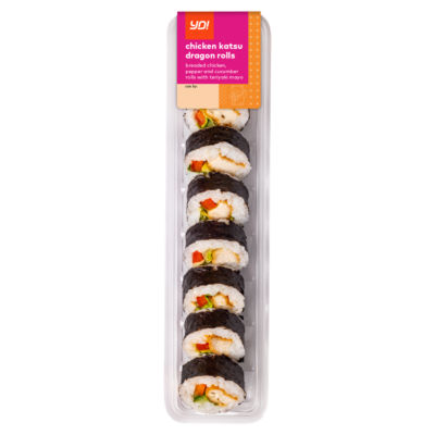 YO chicken katsu dragon rolls