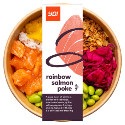 YO Rainbow Salmon Poke 283g