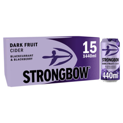 Strongbow Dark Fruit Cider 4% ABV Can 15x440ml