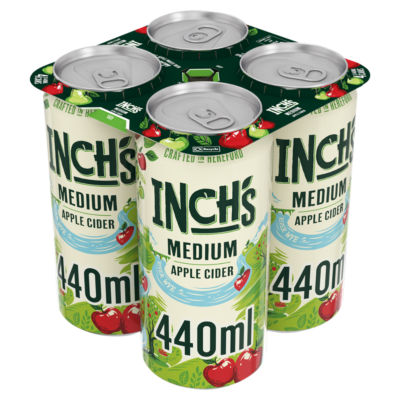 Inchs Medium Apple Cider Can 4x440ml