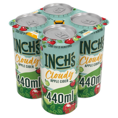 Inchs Cloudy Apple Cider Can 4x440ml