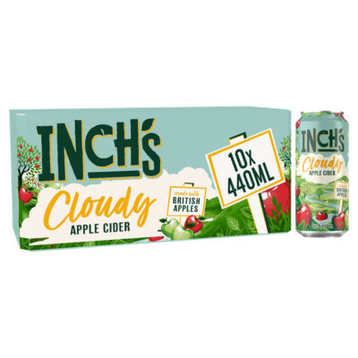 Inch's Cloudy Apple Cider Cans 10 X 440Ml