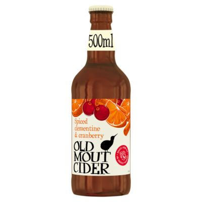 Old Mout Cider Spiced Clementine & Cranberry Warm & Cold Serve Bottle 4% ABV 500ml product image