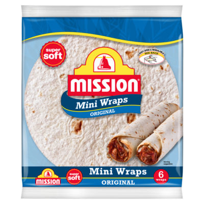 Mission Original Mini Tortilla Wraps 6 Pack