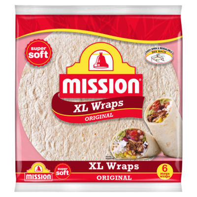 Mission Original XL Tortilla Wraps 6 Pack