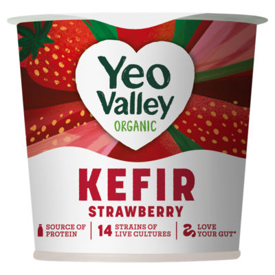 Yeo Valley Organic Kefir Strawberry 350g
