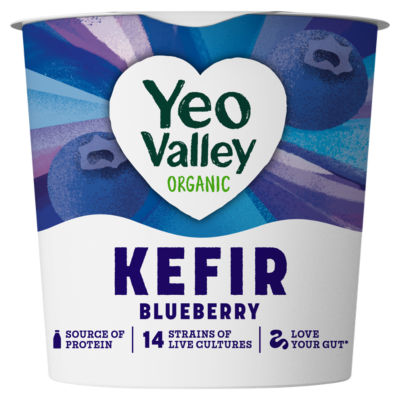 Yeo Valley Organic Blueberry Kefir 350g