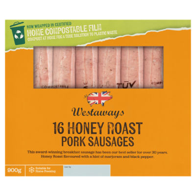 Westaways 16 Honey Roast Pork Sausages