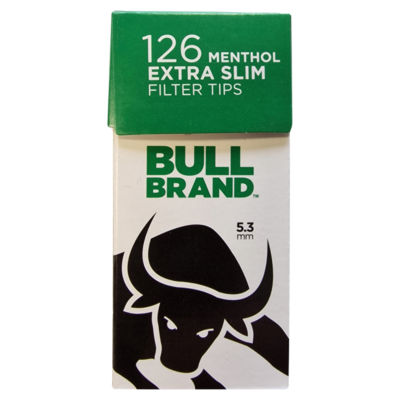 Bull Brand 126 Menthol Extra Slim Filter Tips