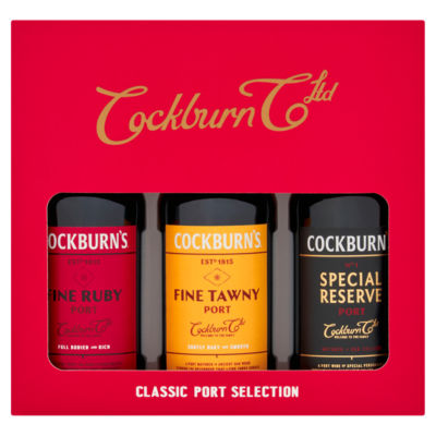 Cockburns Port Trio Gift Set