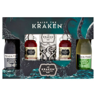 The Kraken Kraken Black Spiced Rum Gift Set