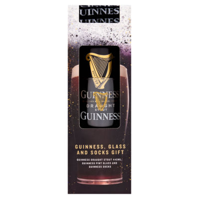 Guinness Glass and Socks Gift 440ml