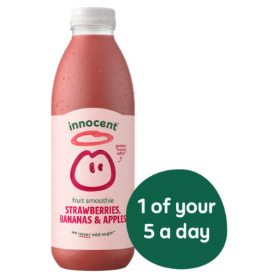 Innocent Strawberries, Bananas & Apples Smoothie 750Ml