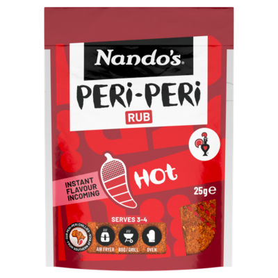 Nandos Peri Peri Rub Hot 25G