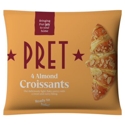 4 Almond Croissants 280g