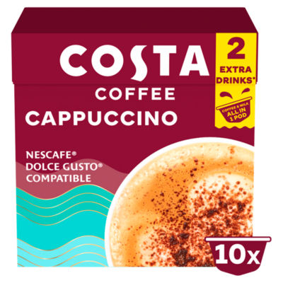 Costa Coffee Cappuccino Pods 10 X 13G