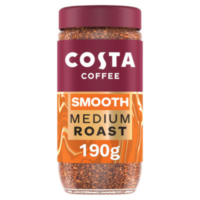 Costa Coffee Smooth Medium Blend Instant Coffee 190g
