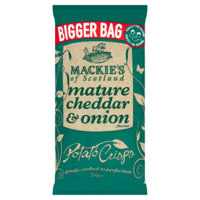 Mackie's of Scotland Mature Cheddar & Onion Flavour Potato Crisps
