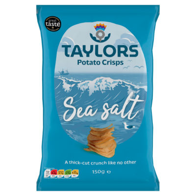 Taylors of Harrogate Potato Crisps - Sea Salt 150g