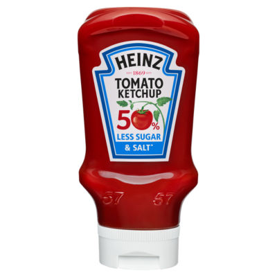 Heinz tomato ketchup less sugar and salt