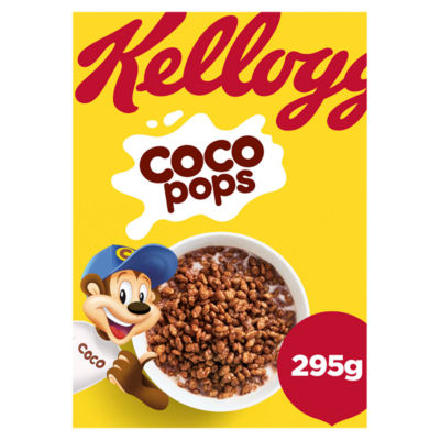 Kelloggs Coco Pops Chocolate Breakfast Cereal 295g